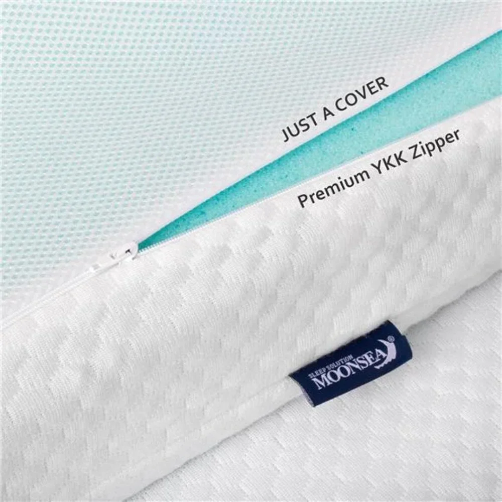Mattress Topper Cover (Cover Only) Twin Size, 3-4 Inch Zippered Viscose Bamboo